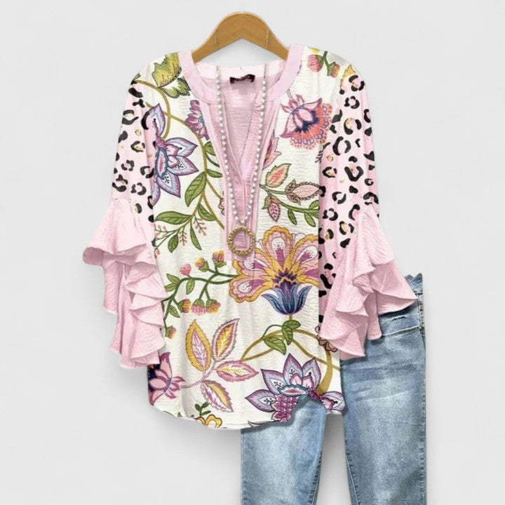 Rosalie| Elegant Floral Women’s Top
