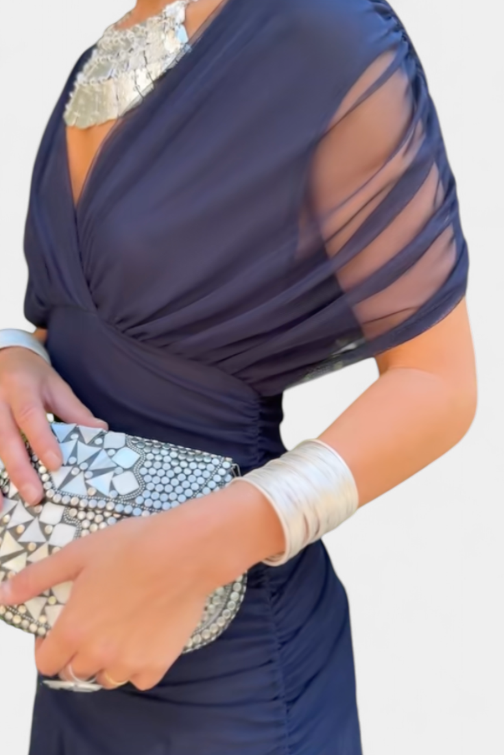 Celeste | Elegantes geblümtes Maxikleid