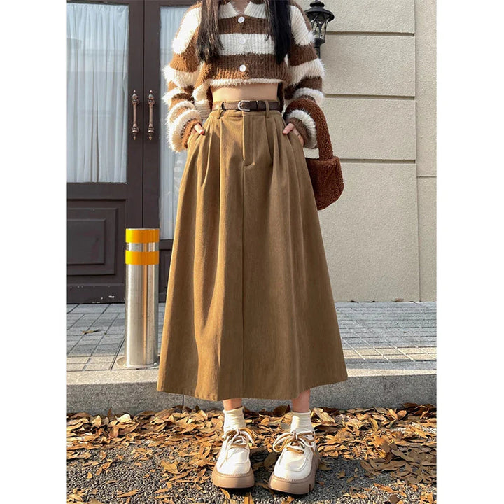 Mary | Bequemer &amp; plissierter Midirock