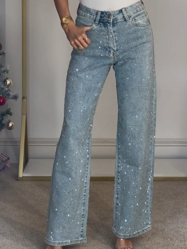 Kelley | High Waist, Glitzernd &amp; Stilvolle Jeans
