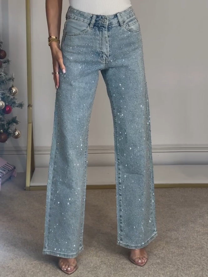 Kelley | High Waist, Glitzernd &amp; Stilvolle Jeans