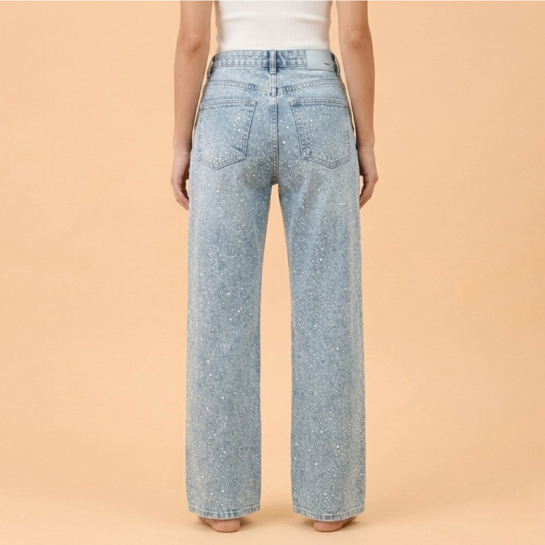 Kelley | High Waist, Glitzernd &amp; Stilvolle Jeans