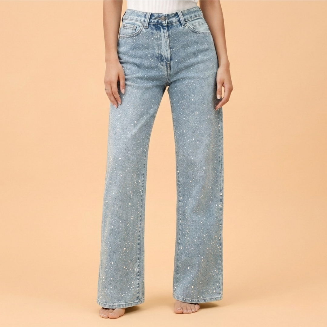 Kelley | High Waist, Glitzernd &amp; Stilvolle Jeans