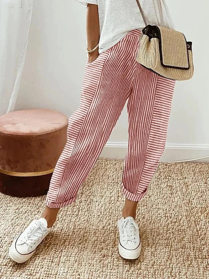 Amynelle | Effortless Lightweight Linen Pants Women