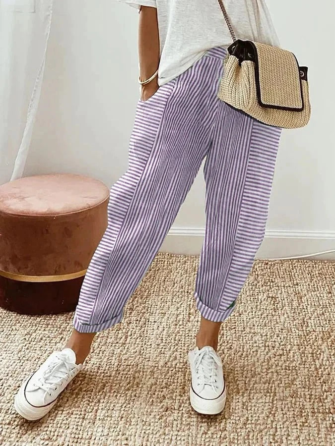 Amynelle | Effortless Lightweight Linen Pants Women