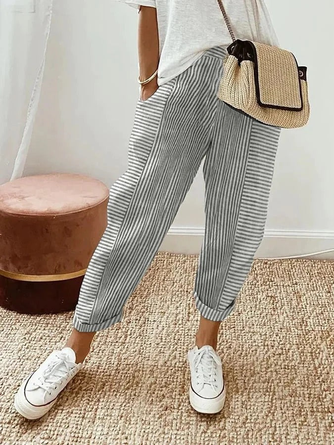 Amynelle | Effortless Lightweight Linen Pants Women