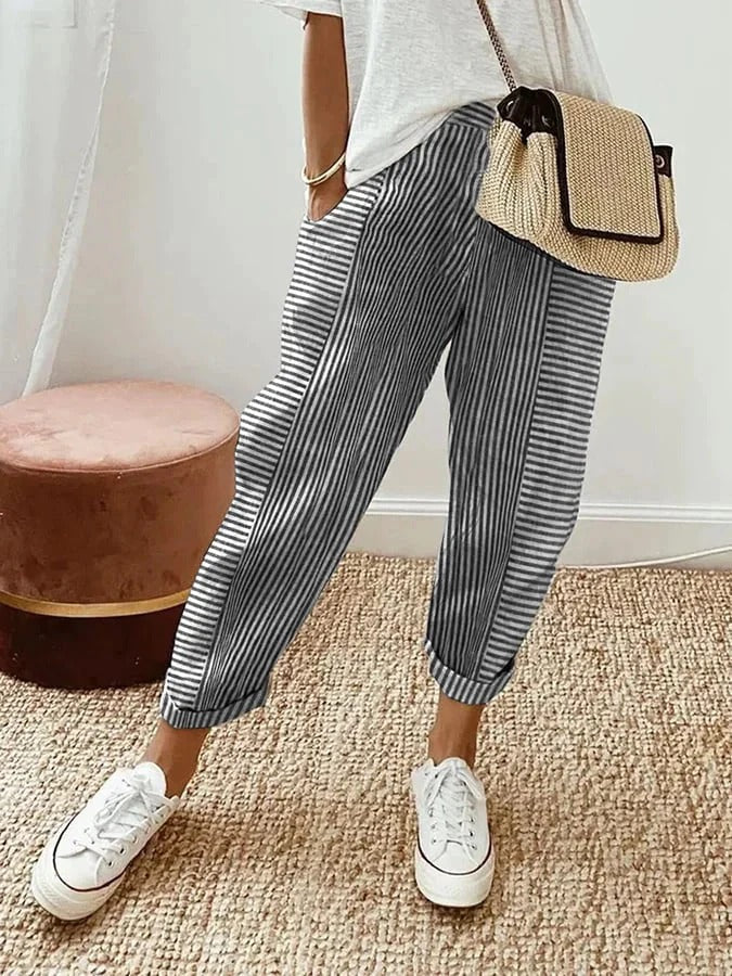 Amynelle | Effortless Lightweight Linen Pants Women