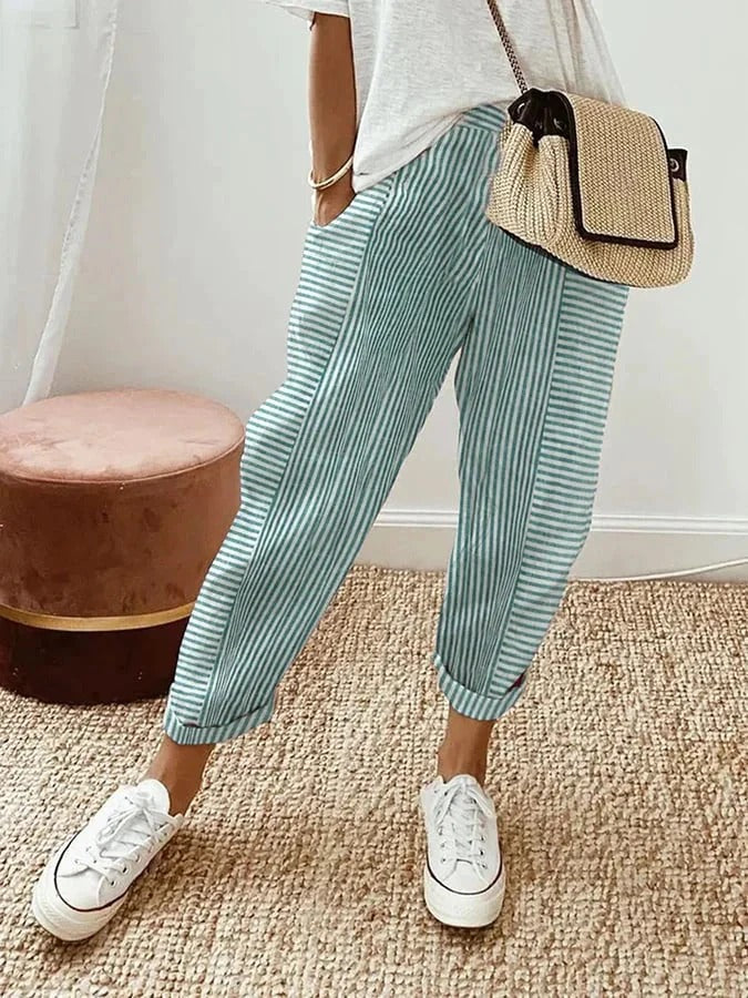 Amynelle | Effortless Lightweight Linen Pants Women