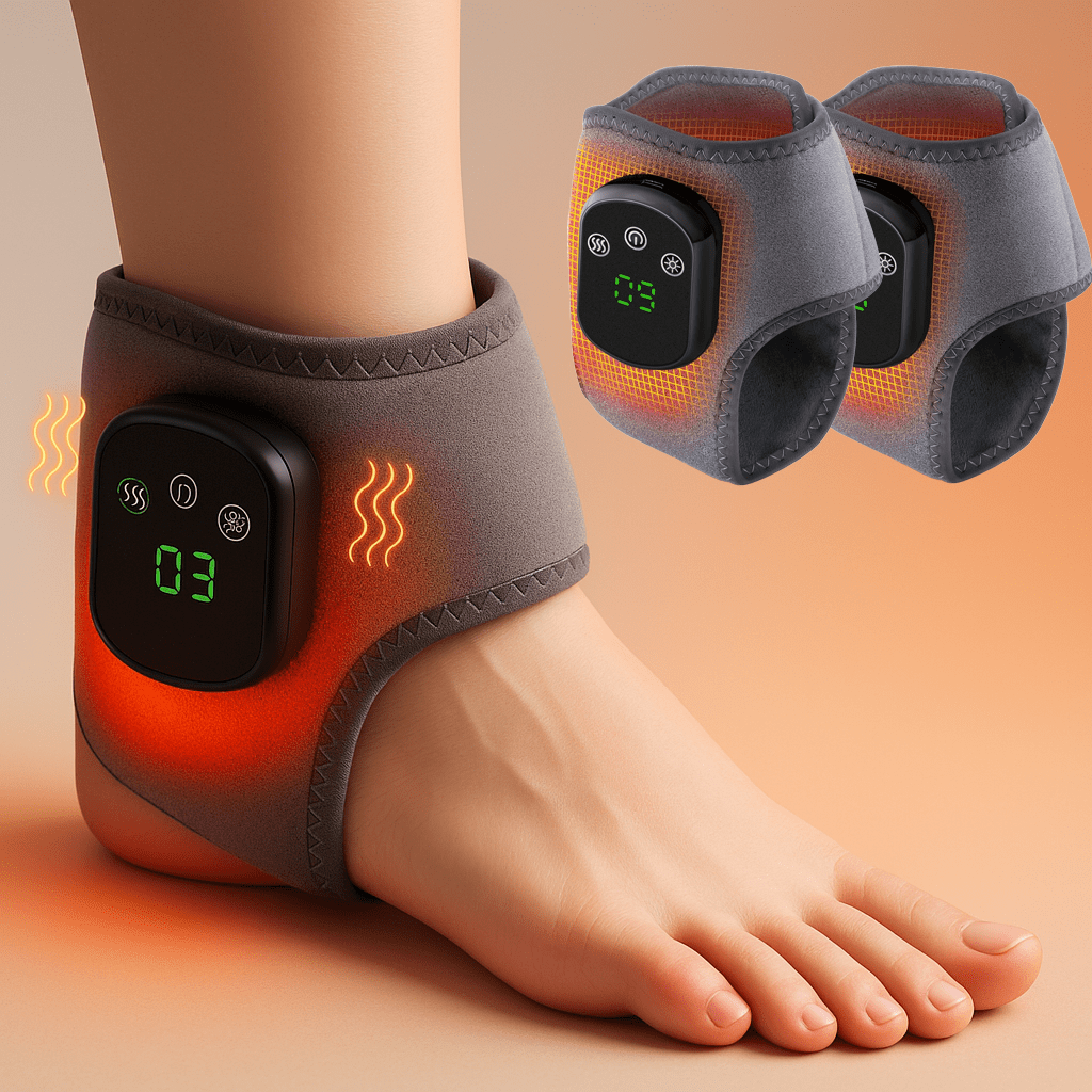 Ankle Massager - 5 Level Adjustable Heat