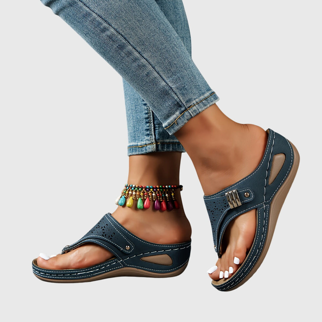 Sophia | Edle und bequeme Sommer-Plateau-Sandalen