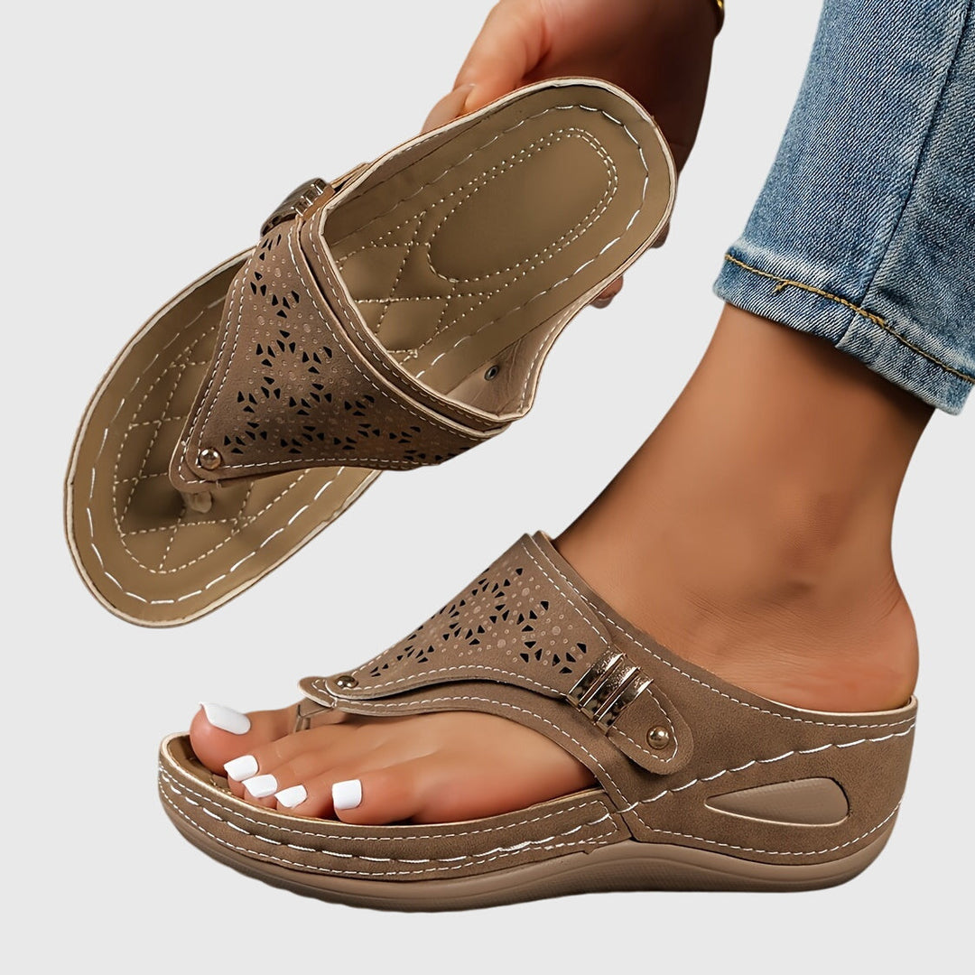Sophia | Edle und bequeme Sommer-Plateau-Sandalen