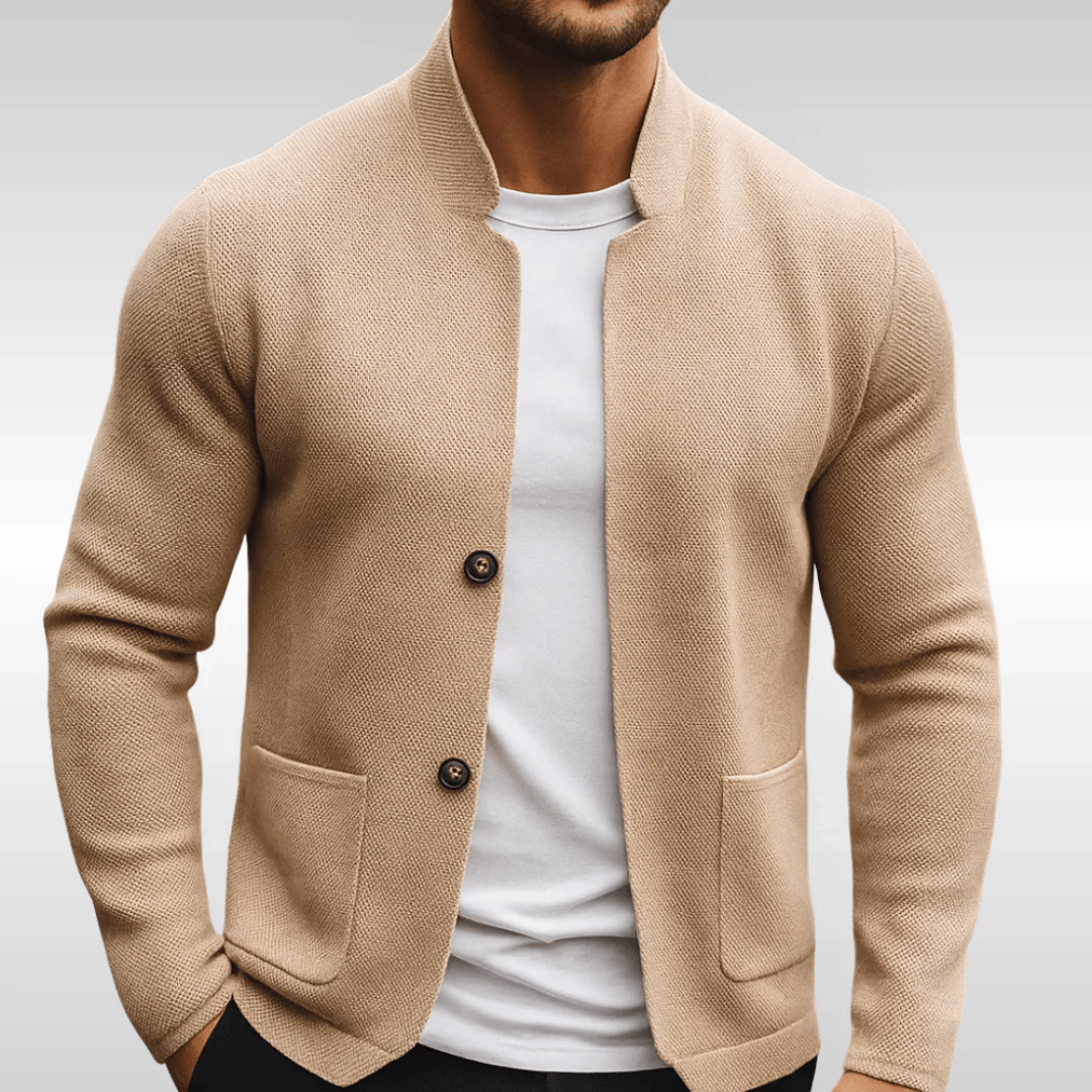 Darian | Moderne strukturierte Strickjacke