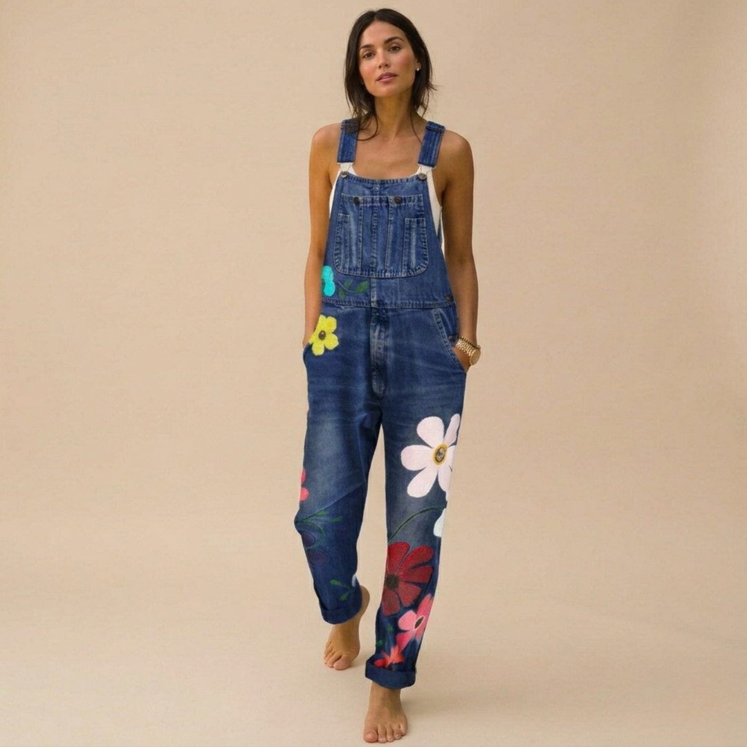 Harper | Eleganter &amp; bequemer Jeans-Jumpsuit