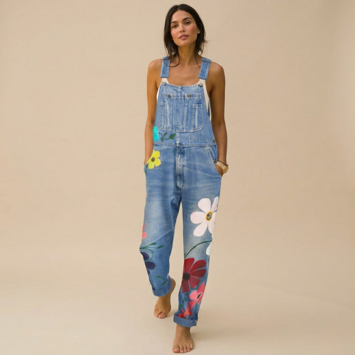 Harper | Eleganter &amp; bequemer Jeans-Jumpsuit