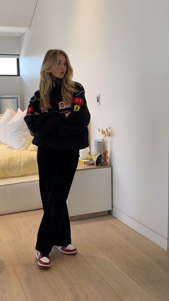 Natasha | Stylische &amp; Robuste Rennfahrerjacke