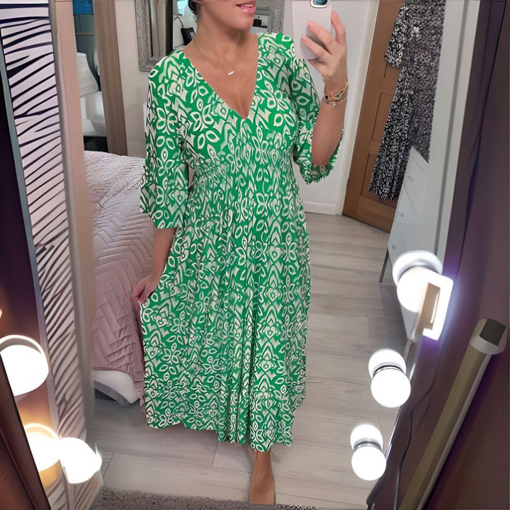 Zara | Elegant Boho A-Line Dress