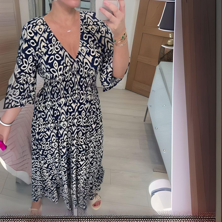 Zara | Elegant Boho A-Line Dress