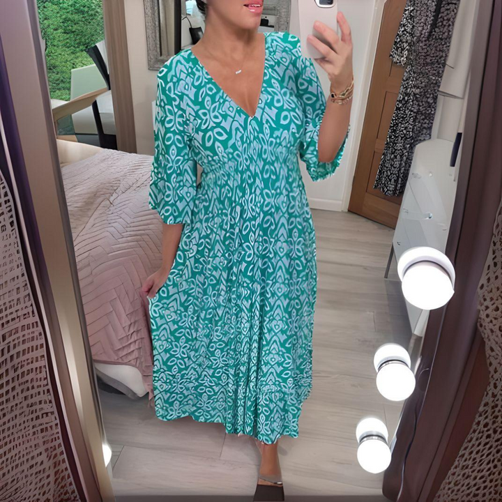Zara | Elegant Boho A-Line Dress