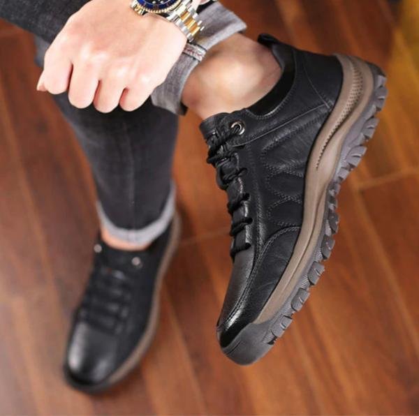 Aslatt | Breathable Leather Orthopedic Shoes