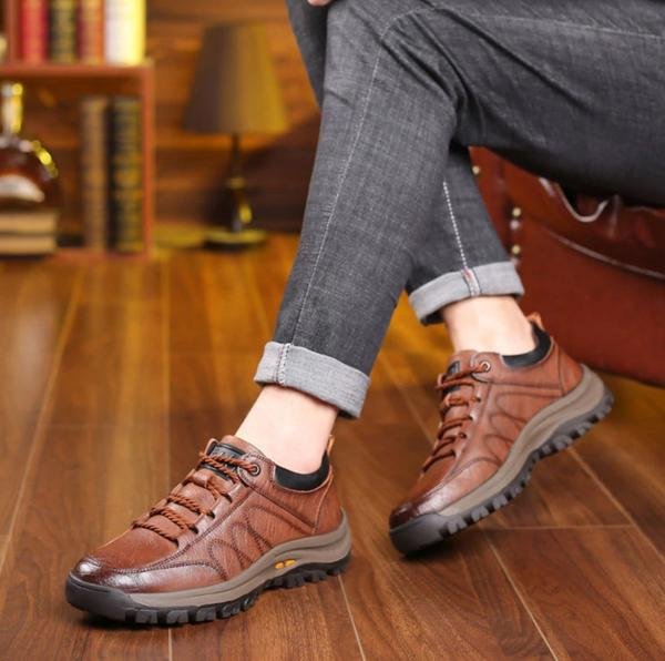 Aslatt | Breathable Leather Orthopedic Shoes