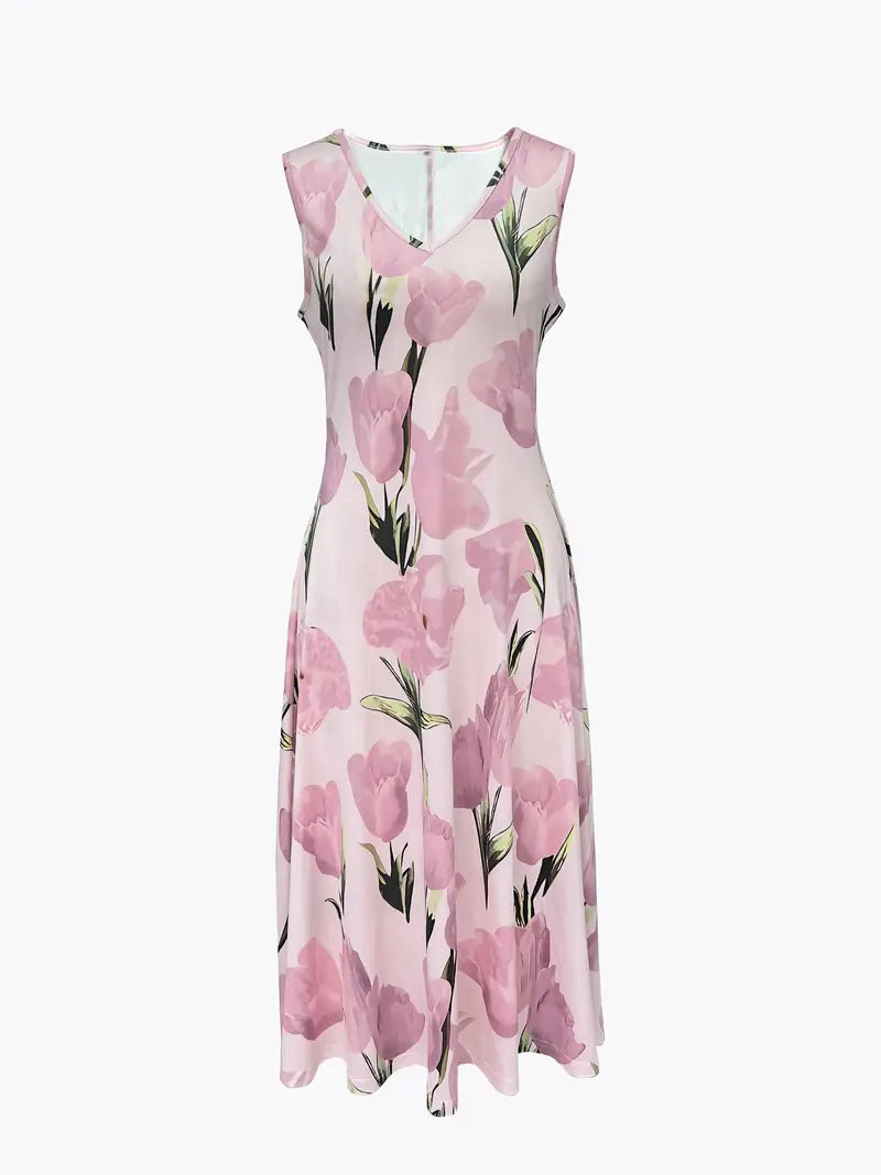 Bethany | Maxikleid mit Blumenmuster und passendem Jäckchen
