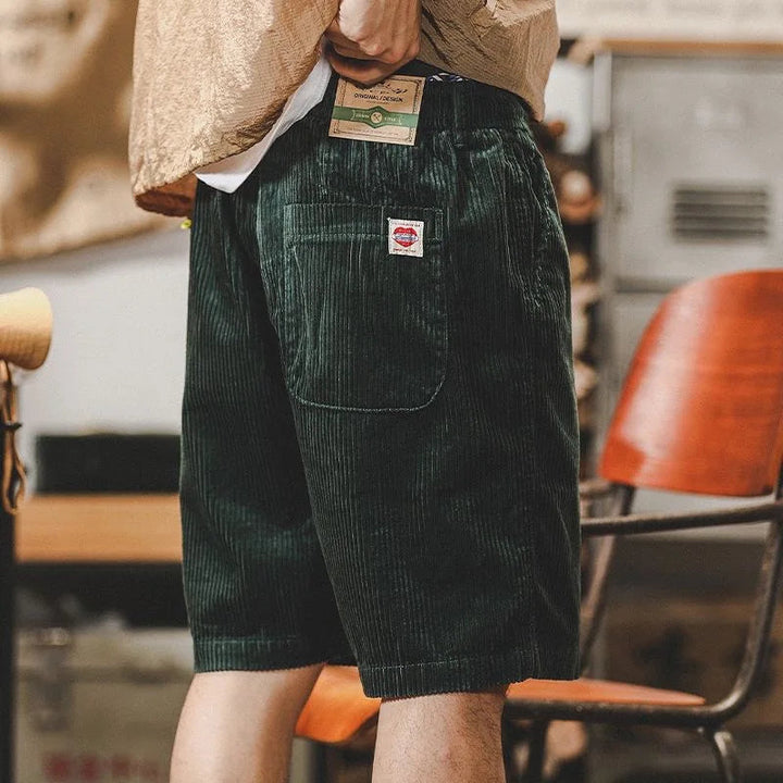 Mason | Relaxte Corduroy-Shorts mit Kordelzug