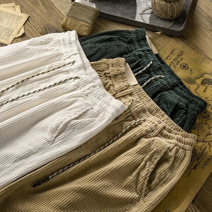 Mason | Relaxte Corduroy-Shorts mit Kordelzug