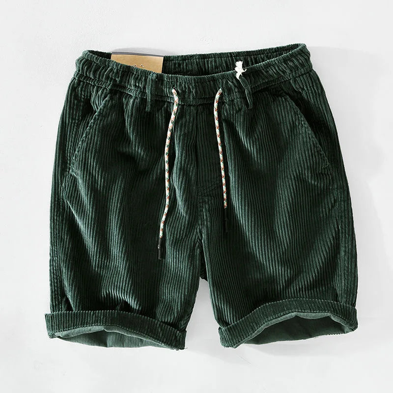 Mason | Relaxte Corduroy-Shorts mit Kordelzug