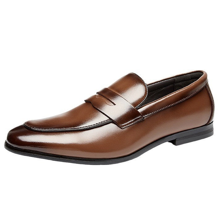 Benson | Classic High-Gloss Black Loafers for men