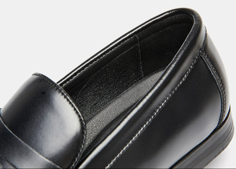 Benson | Classic High-Gloss Black Loafers for men