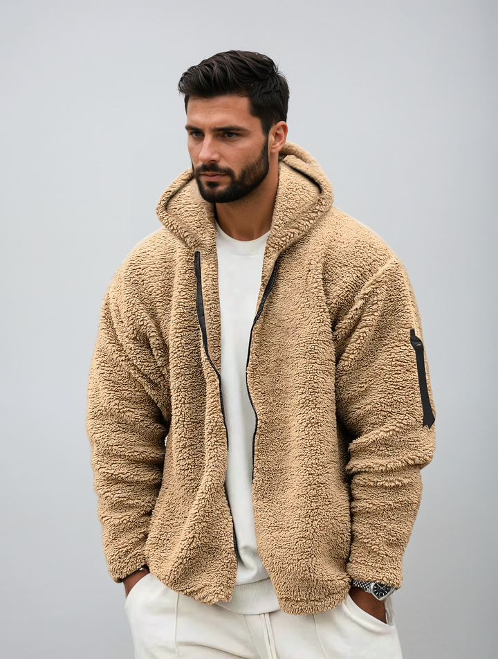 Marcus | Warme und sportliche Kapuzen-Winterjacke für Herren