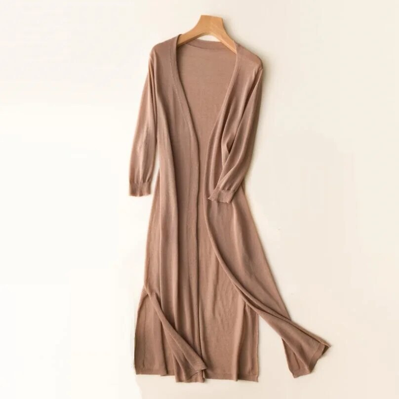 Althea | Long Knitted Women’s Cardigan