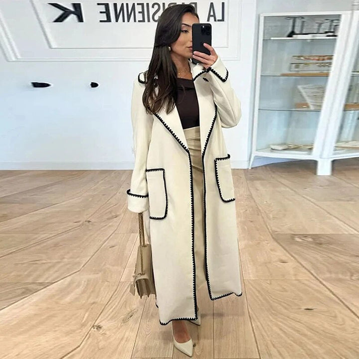 Velmira | Warmer Eleganter Damen-Winter Trenchcoat
