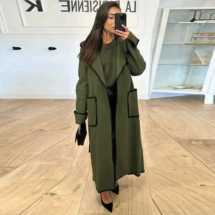 Velmira | Warmer Eleganter Damen-Winter Trenchcoat