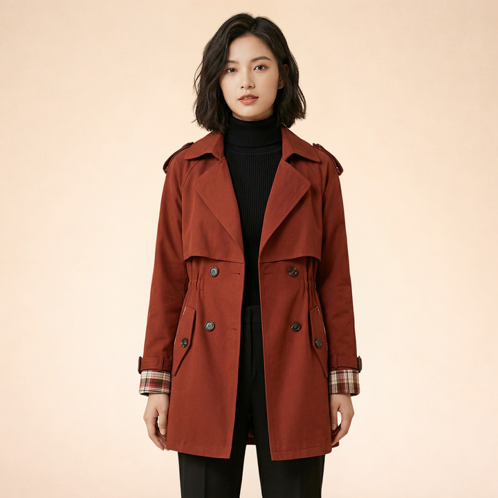 Aurelle | Zeitloser Klassiker Trenchcoat