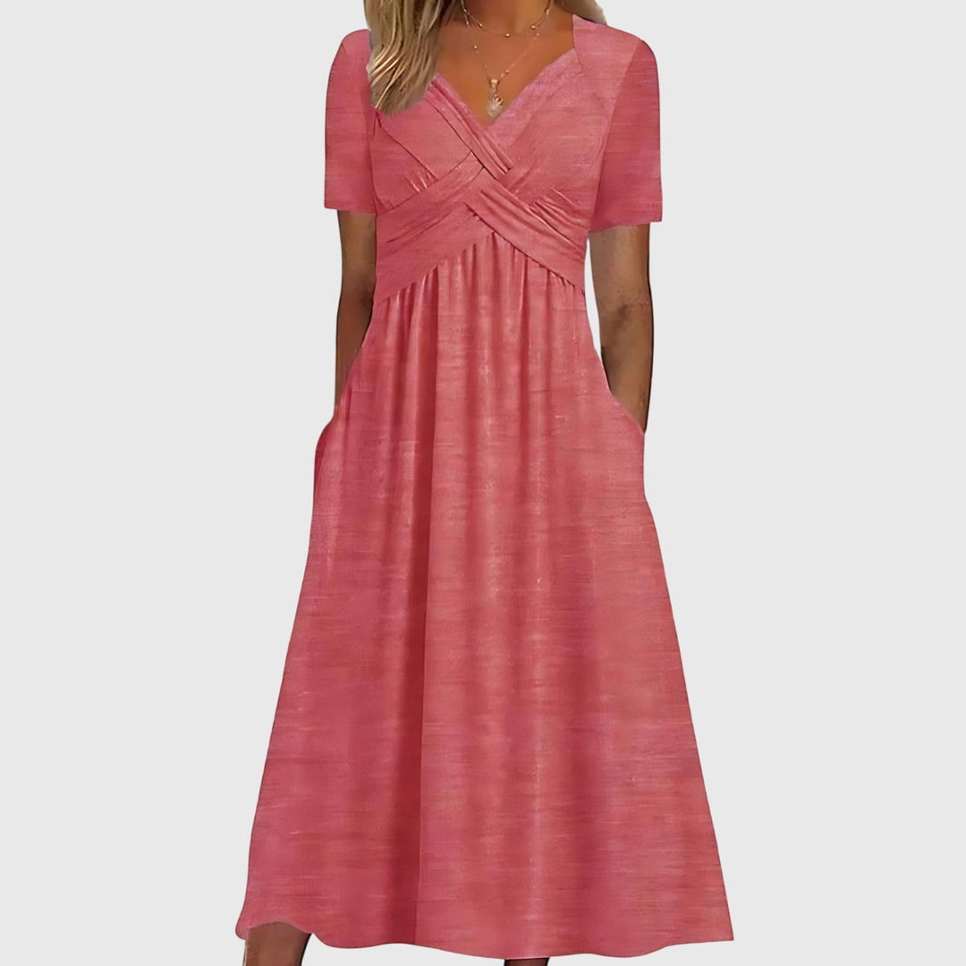 Emilia | Elegantes A-Linien-Midikleid
