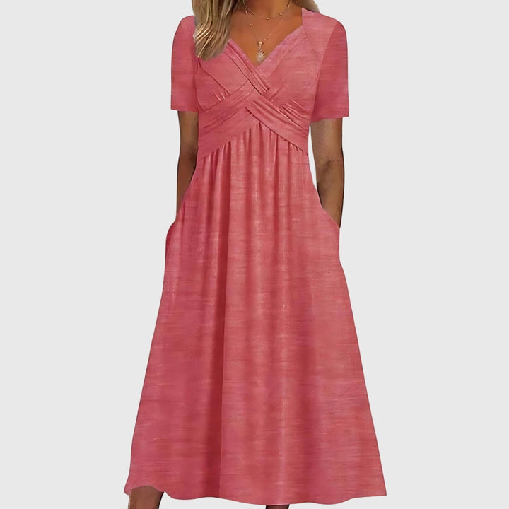 Emilia | Elegantes A-Linien-Midikleid