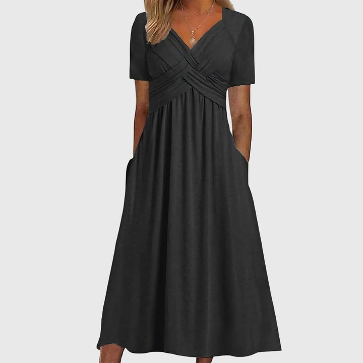 Emilia | Elegantes A-Linien-Midikleid