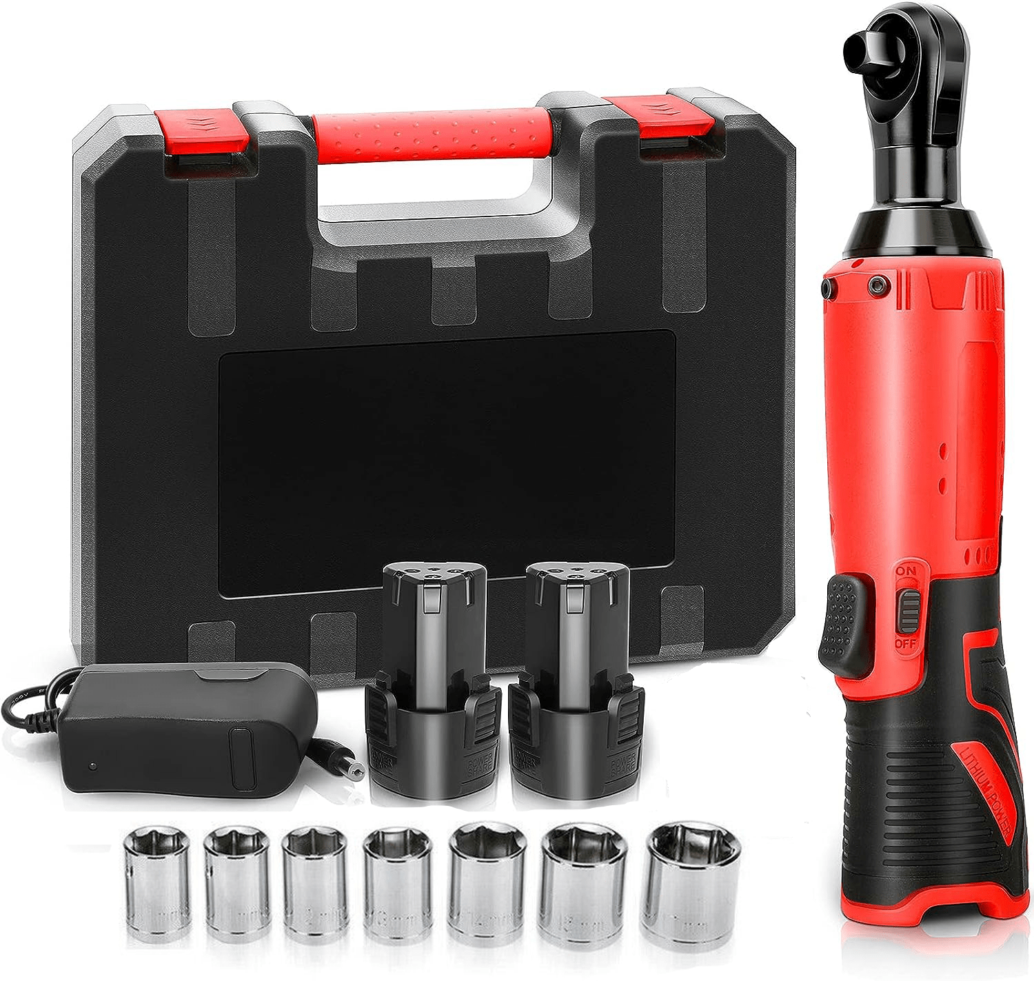 Cordless Ratchet - #2023 Upgraded Power Ratchet [2 Battery Pack Free]