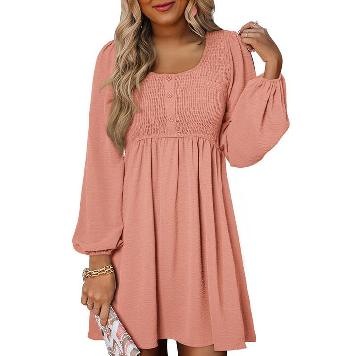Roselle | Gesmoktes Boho-Minikleid