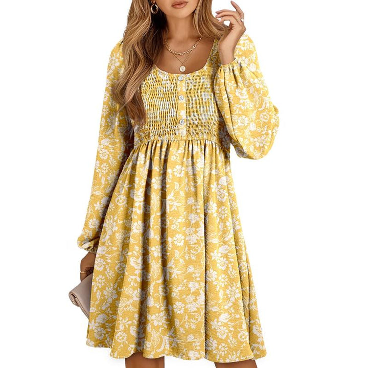 Roselle | Gesmoktes Boho-Minikleid