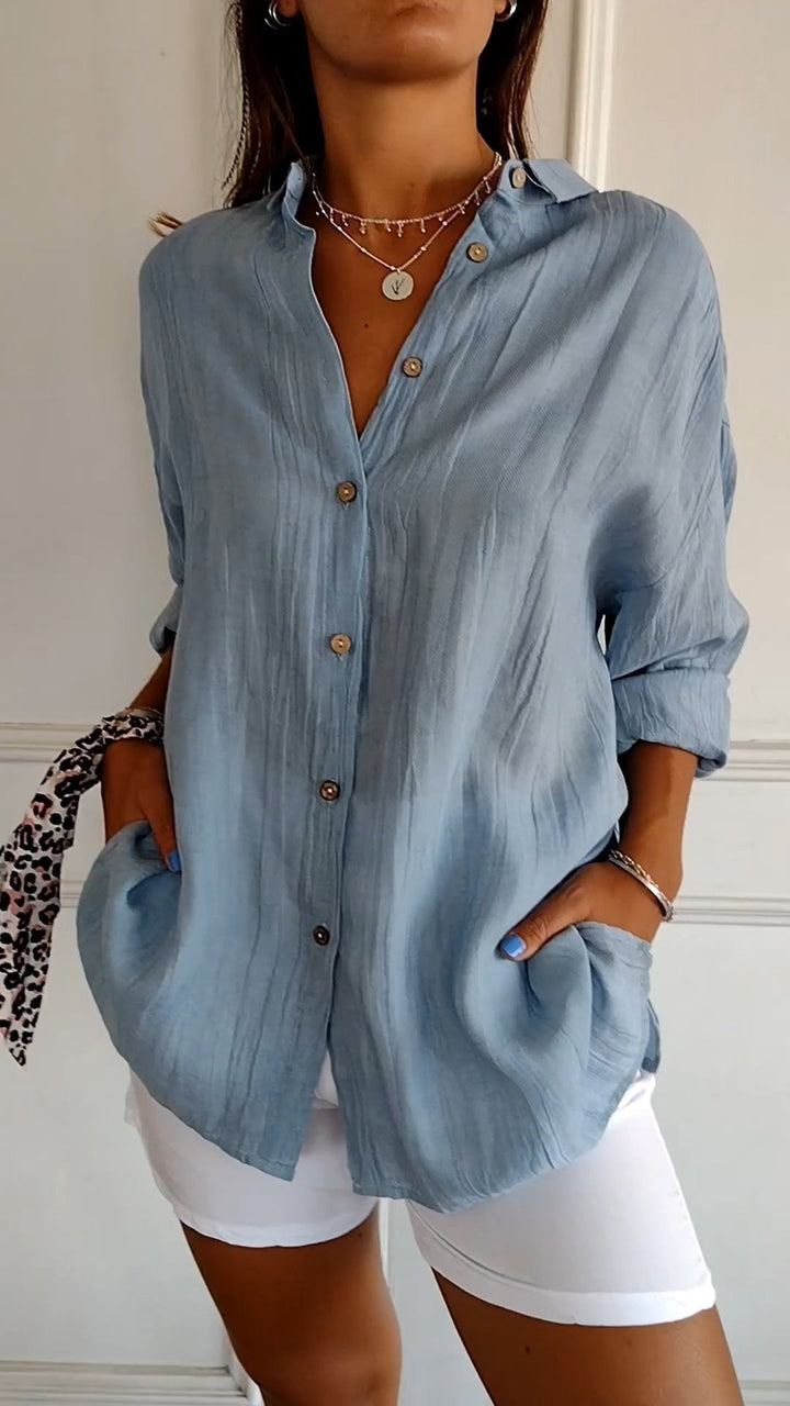 Elamira | Elegantes und Zeitloses Damen-Button-Down-Hemd