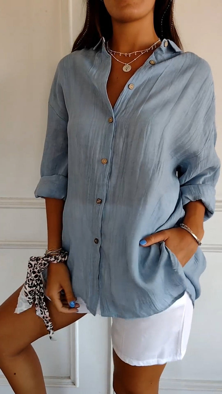 Elamira | Elegantes und Zeitloses Damen-Button-Down-Hemd