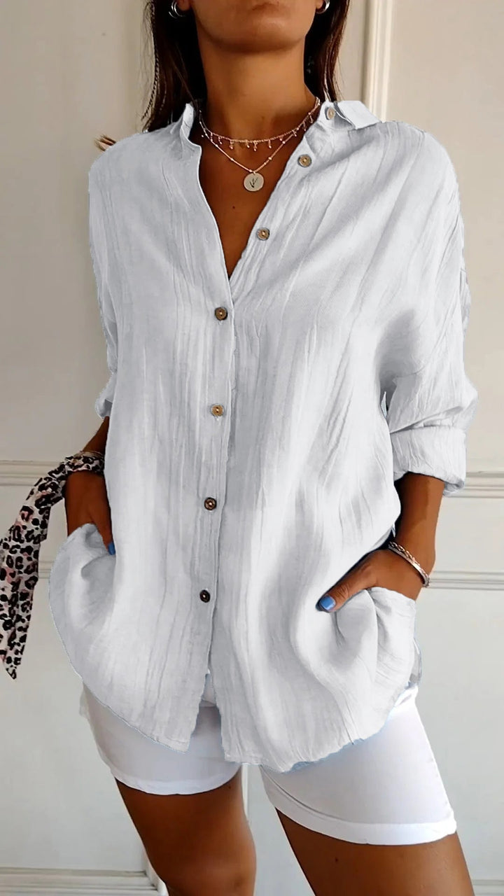 Elamira | Elegantes und Zeitloses Damen-Button-Down-Hemd