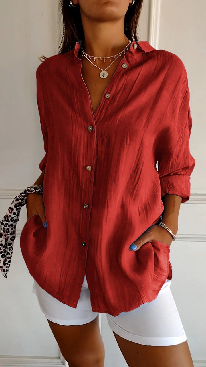 Elamira | Elegantes und Zeitloses Damen-Button-Down-Hemd