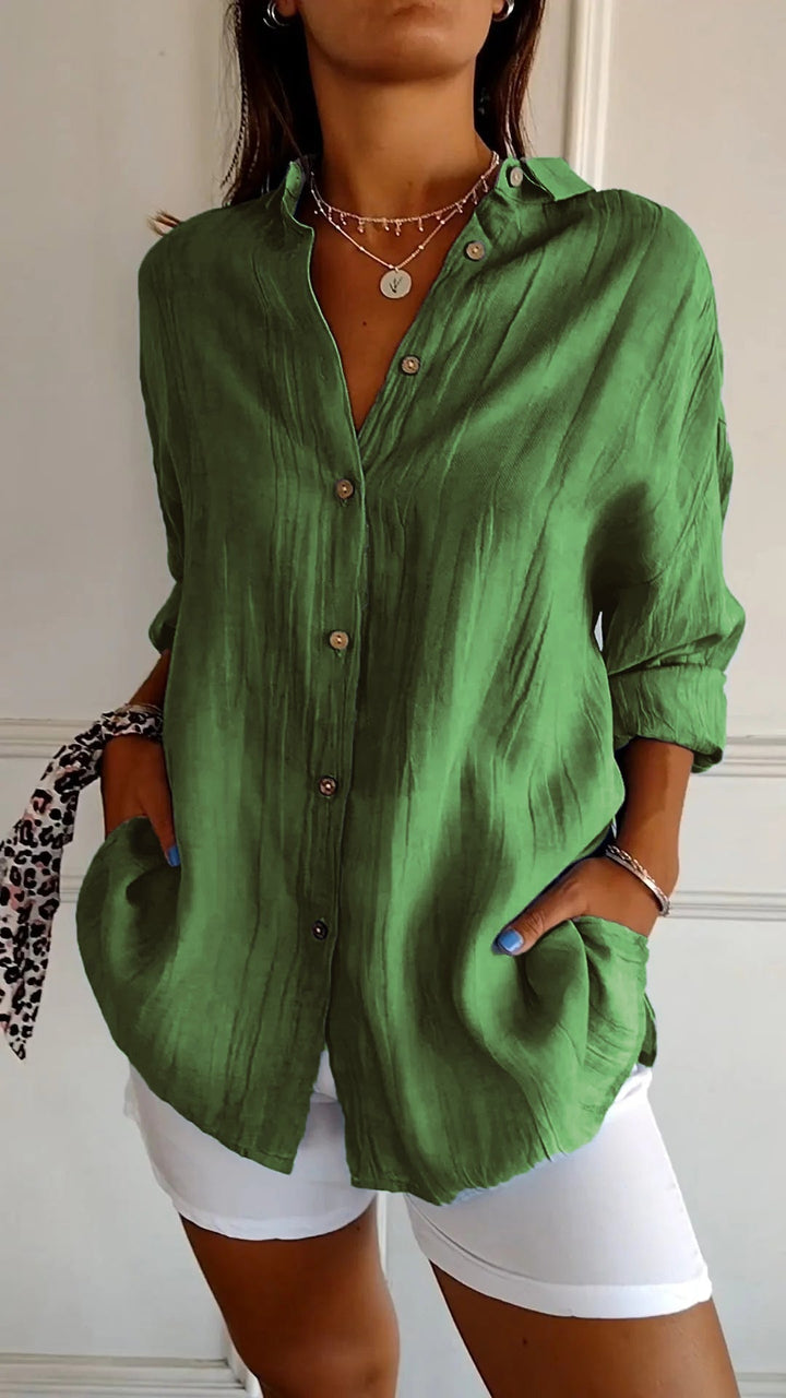 Elamira | Elegantes und Zeitloses Damen-Button-Down-Hemd