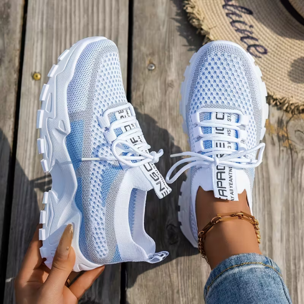 Aerelle | Breathable Mesh Lightweight Women’s Walking Sneakers