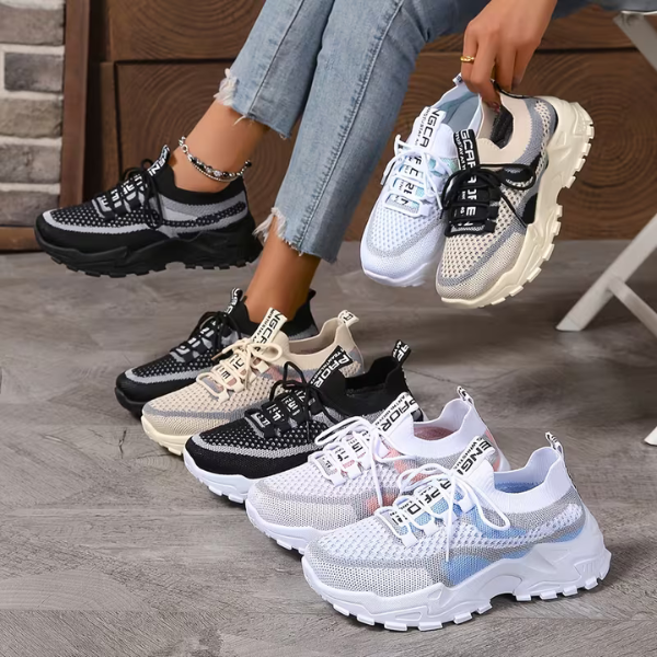 Aerelle | Breathable Mesh Lightweight Women’s Walking Sneakers