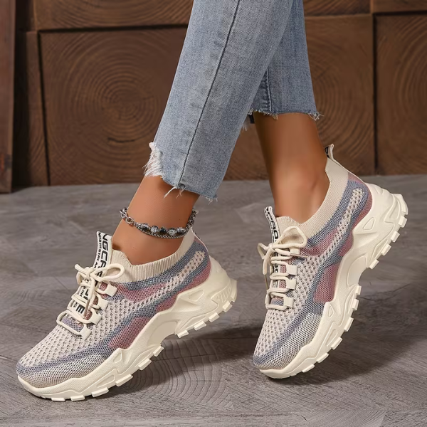 Aerelle | Breathable Mesh Lightweight Women’s Walking Sneakers