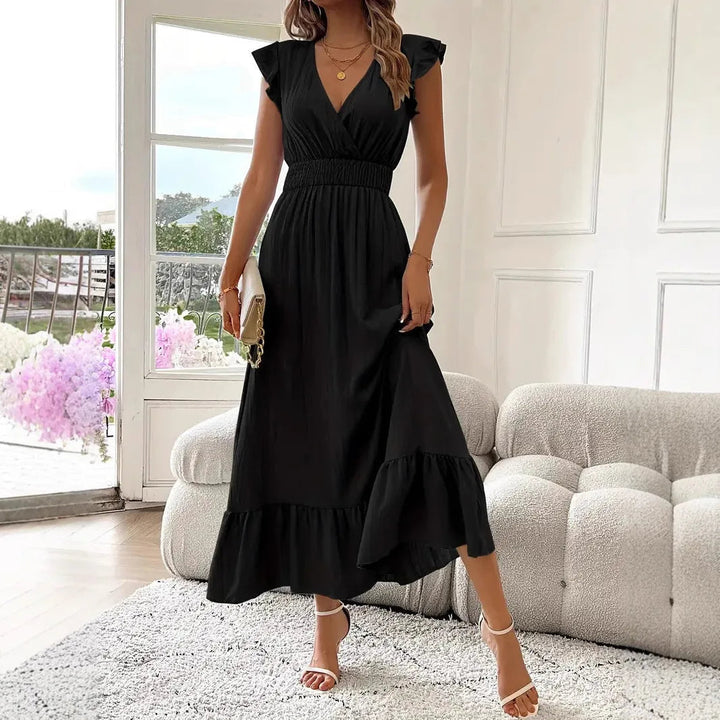 Aurora | Romantic Ruffle Maxi Dress